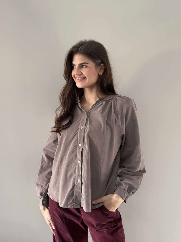 Ona Cord Bluse Fango