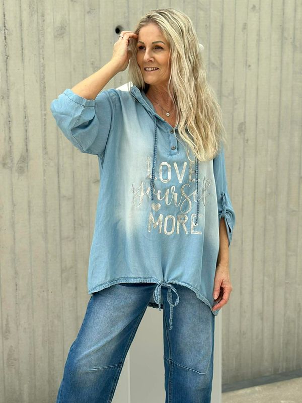 Majken Tencel Bluse