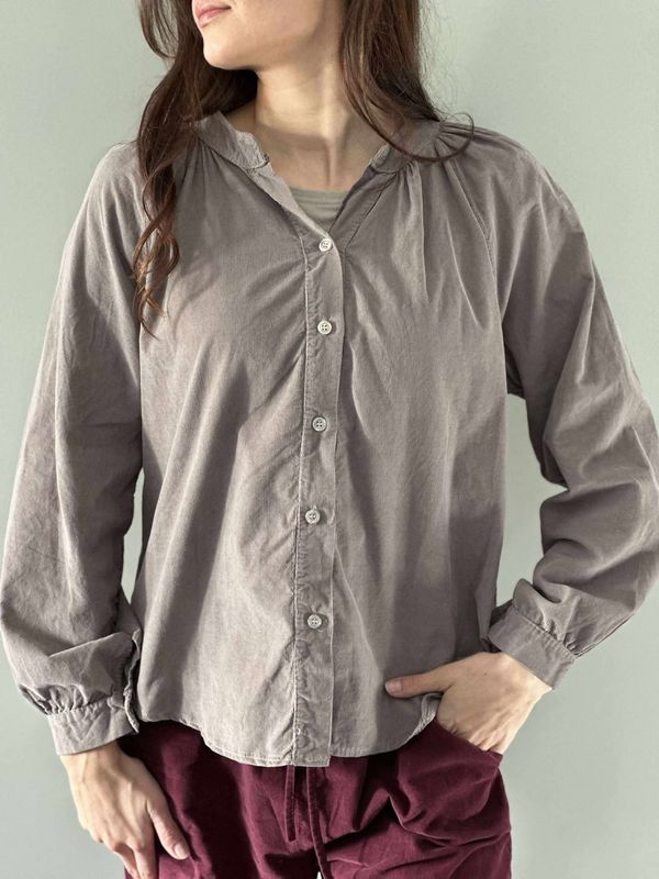 Ona Cord Bluse Fango