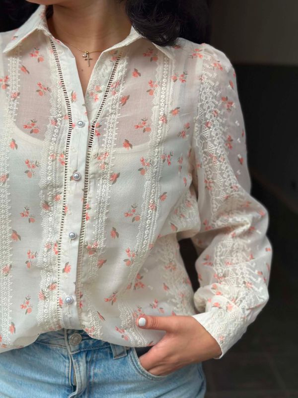 Nelia Bluse Orange