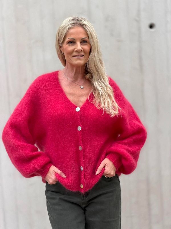 Lova Cardigan Bringebær