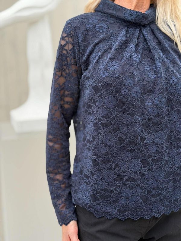 Angela Bluse Navy