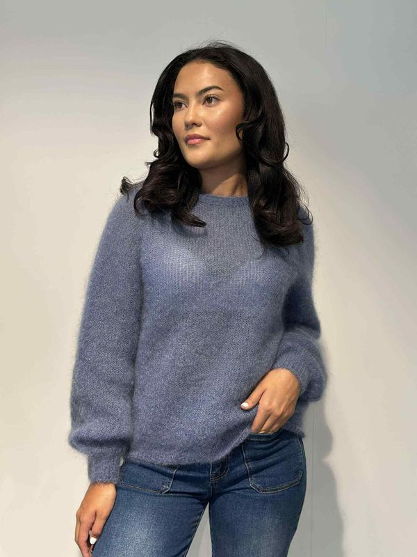 Lova Genser Jeans Blå