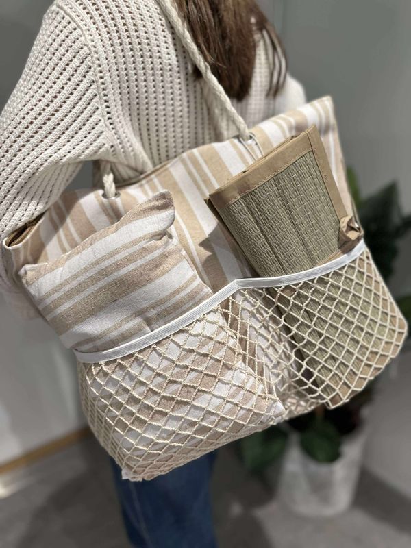 3-i-1 Strandveske Brown