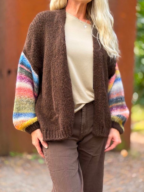 Pia Cardigan Brun