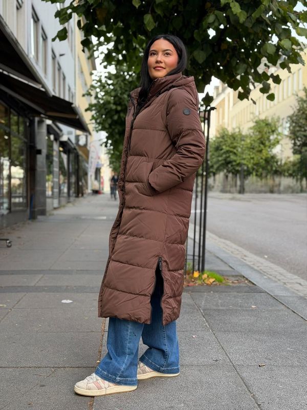 Dunjakke #2698 Brun