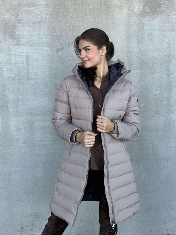 Dunjakke 339 Beige