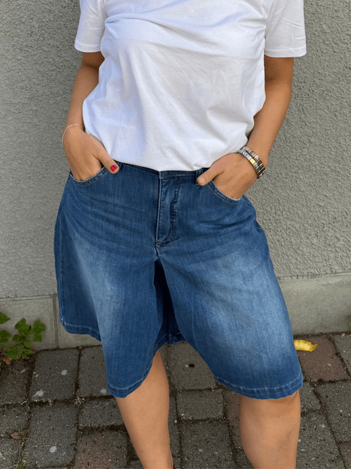 Hovedbilde Wide Shorts Medium Wash