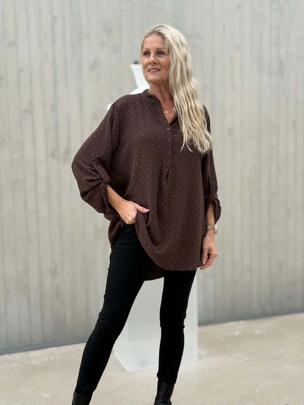 Zita Bluse Brun