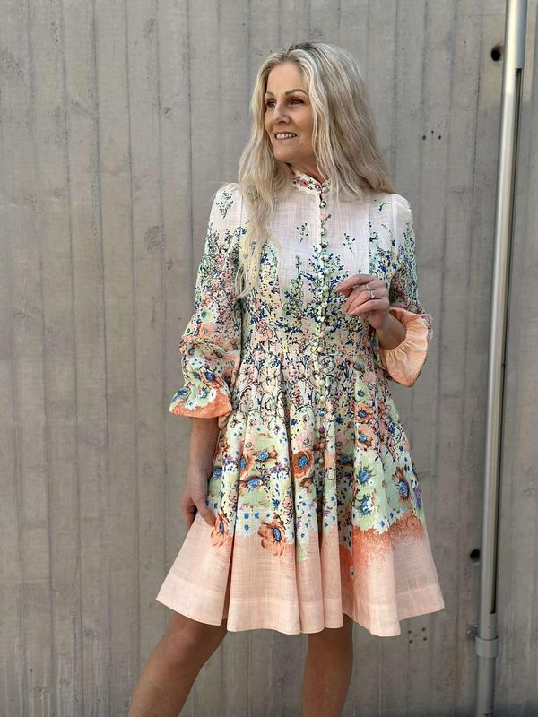 Elenora Kjole Orange