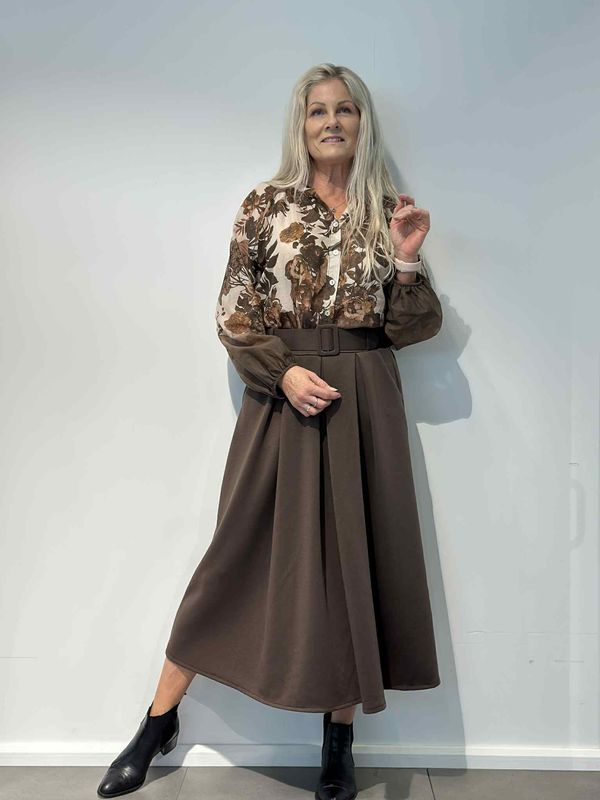 Hazel Skjørt Brun