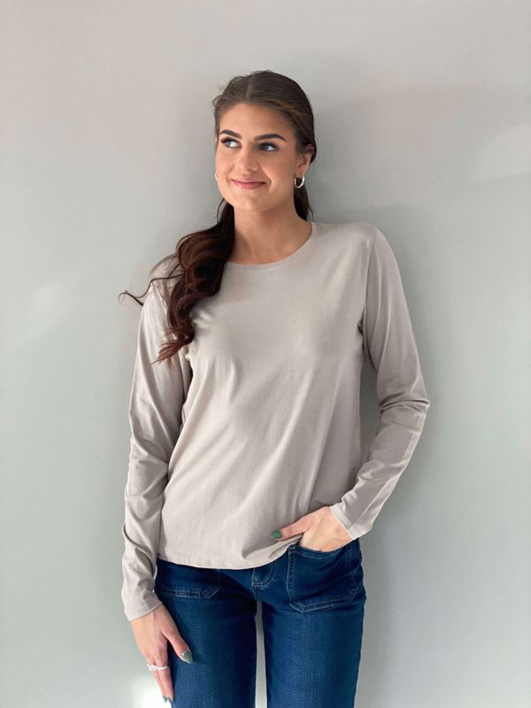 Pepper Basic Longsleeve Rund Hals
