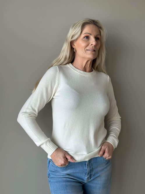 Hovedbilde Elle Genser Hvit