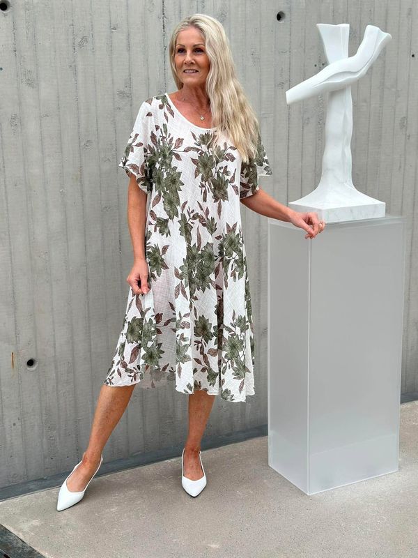 Aya Kjole Khaki Grønn