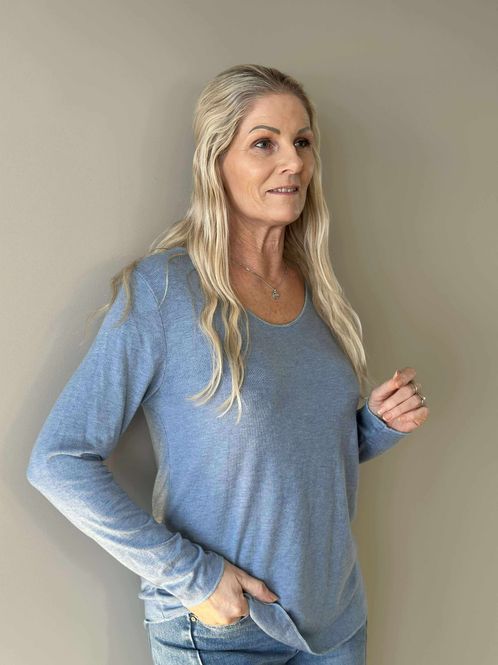 Hovedbilde Trude Genser Jeans Blå