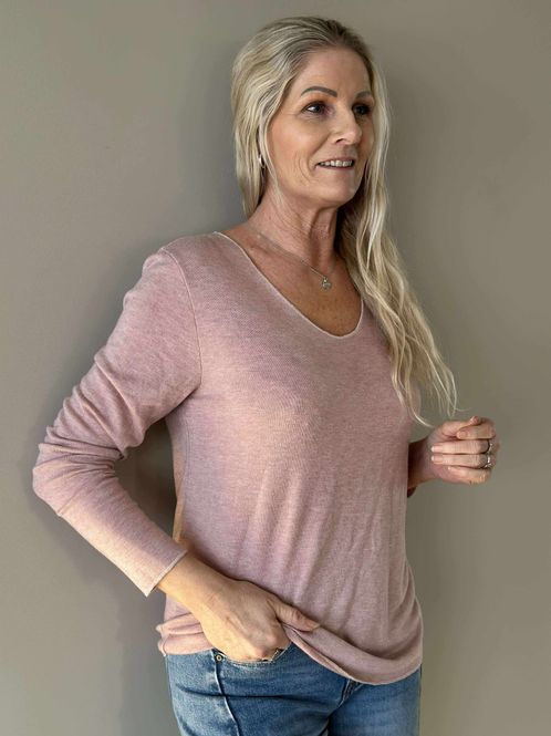 Hovedbilde Trude Genser Antikk Rosa