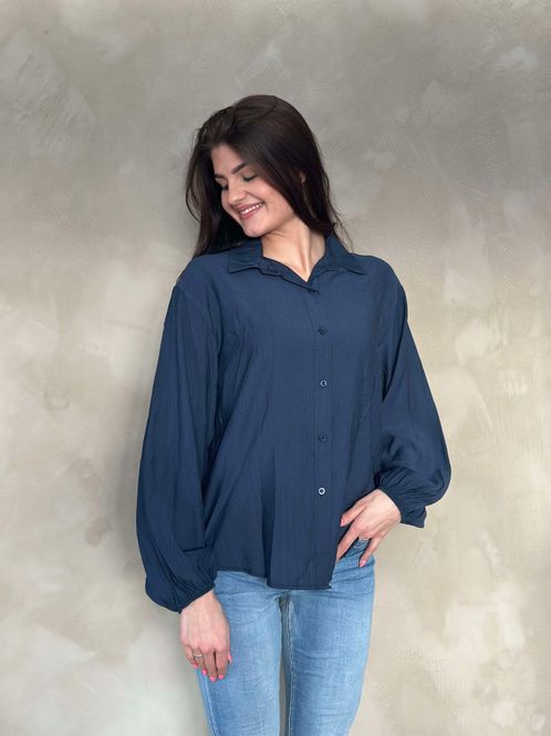 Hovedbilde Emma Bluse Marine Blå