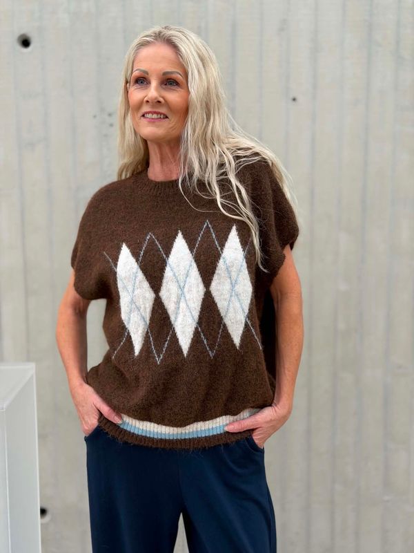 Vivia Vest Brun