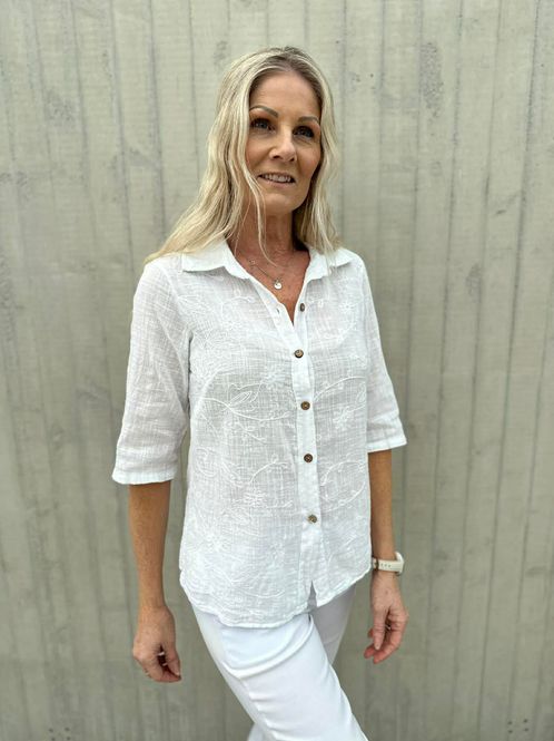 Hovedbilde Belle Bluse Hvit