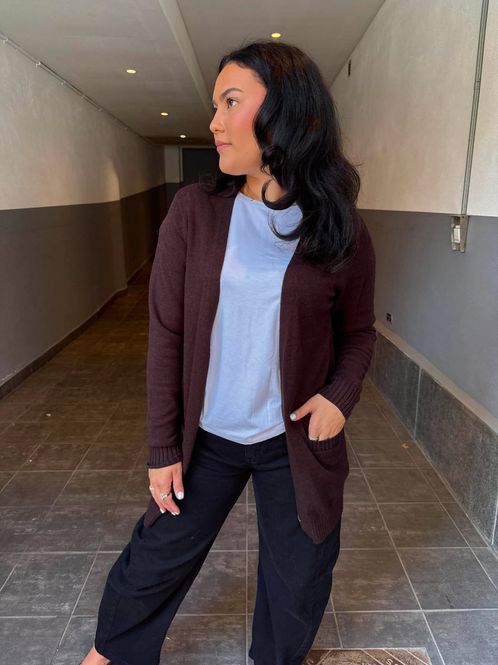 Hovedbilde Elena Cardigan Brun