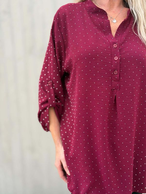 Zita Bluse Vinrød