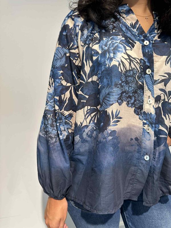 Sky Bluse Blå