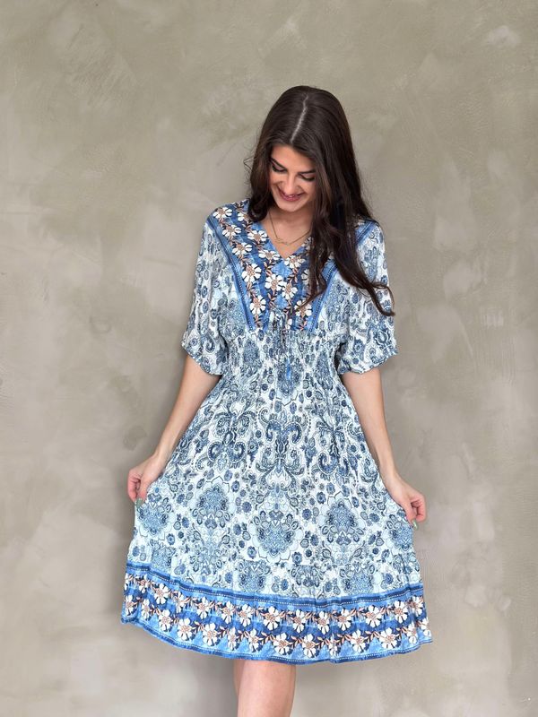 Vichy Dress Blå