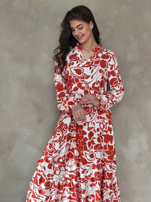 Bilde av Dauphine Dress Rød