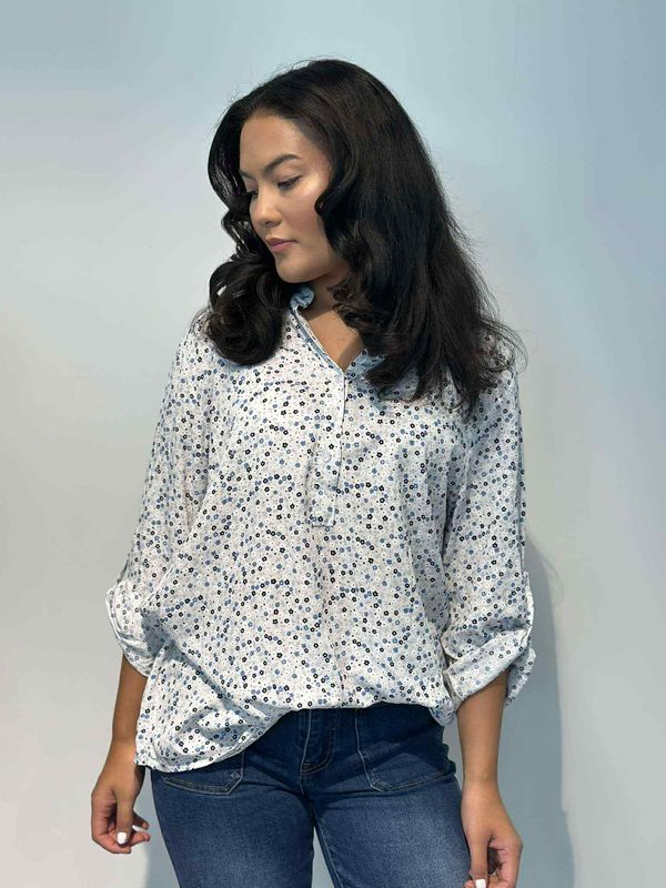 Aria Skjortebluse Hvit
