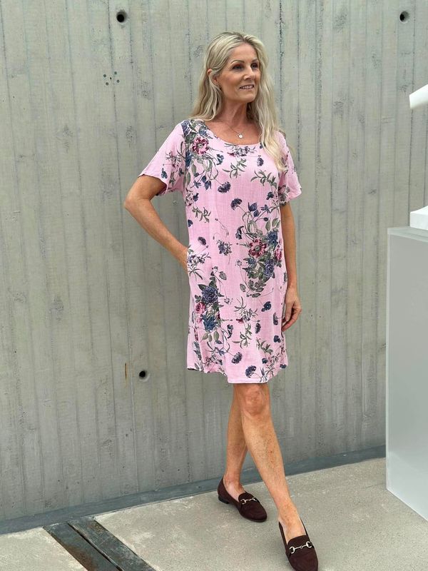 Sande Kjole Lys Rosa