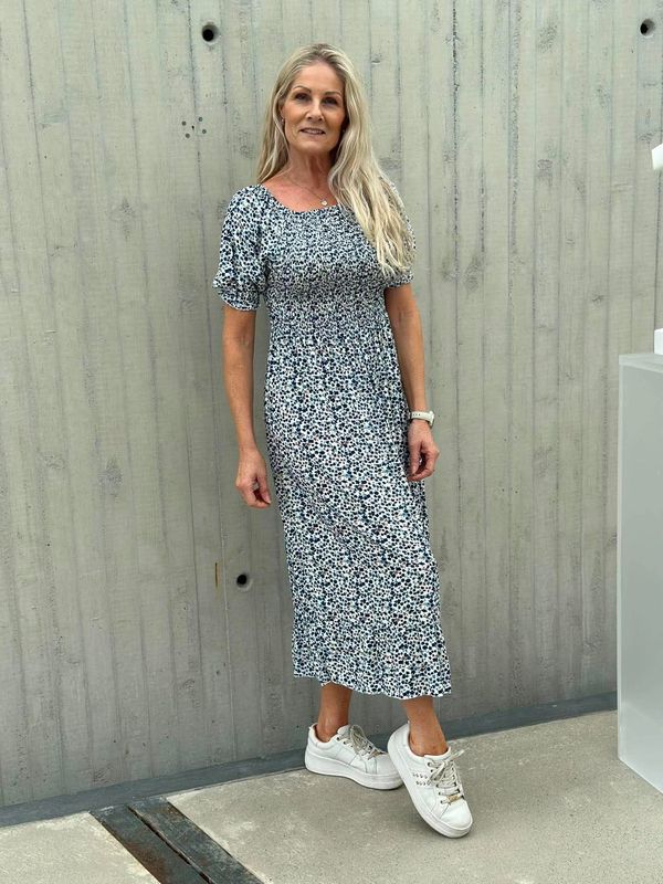 Sofie Kjole Marine Blå