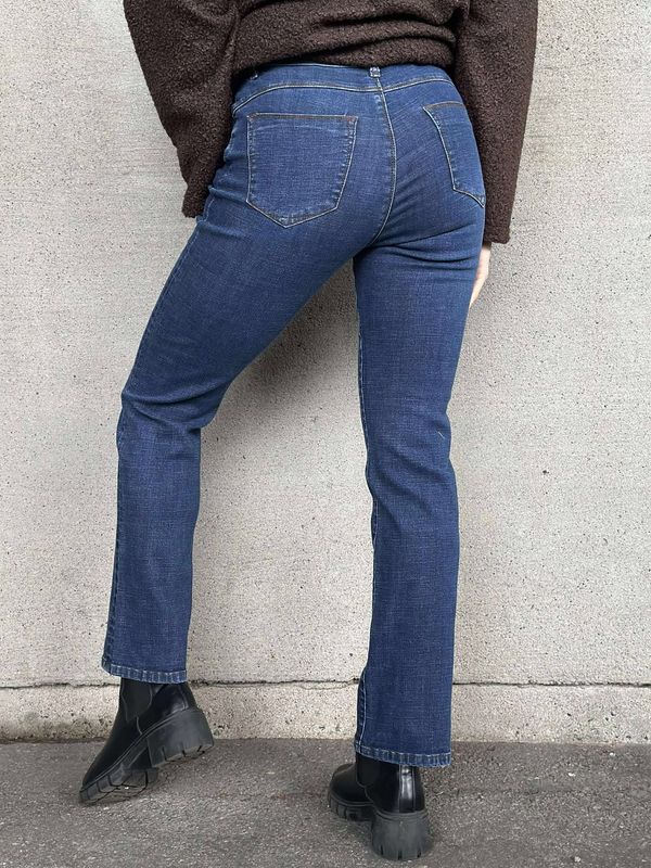 Pepper Straight Leg Jeans Mørk Vask