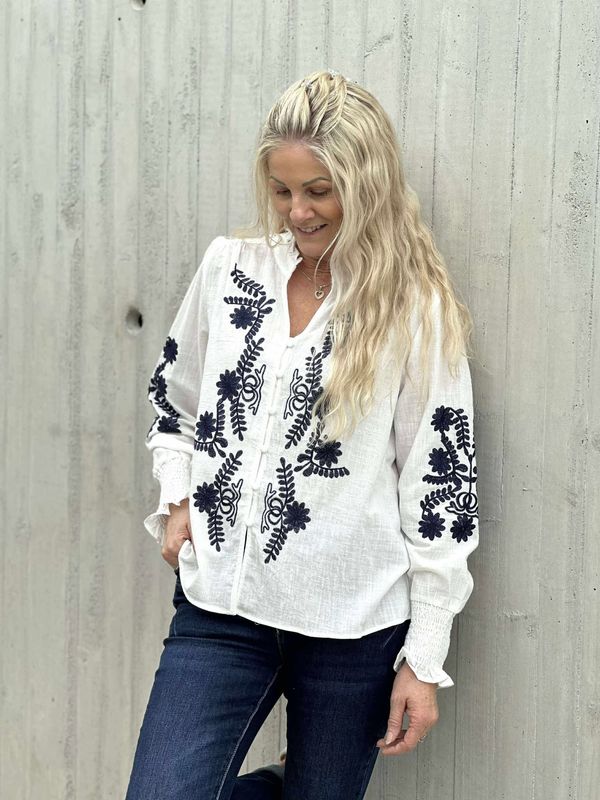 Sonja Bluse Marine 
