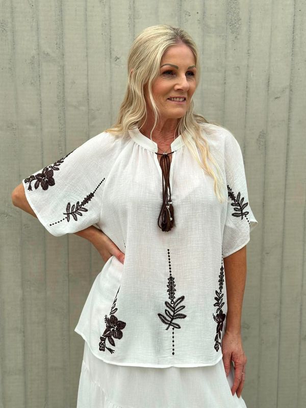 Lumina Bluse Coffee